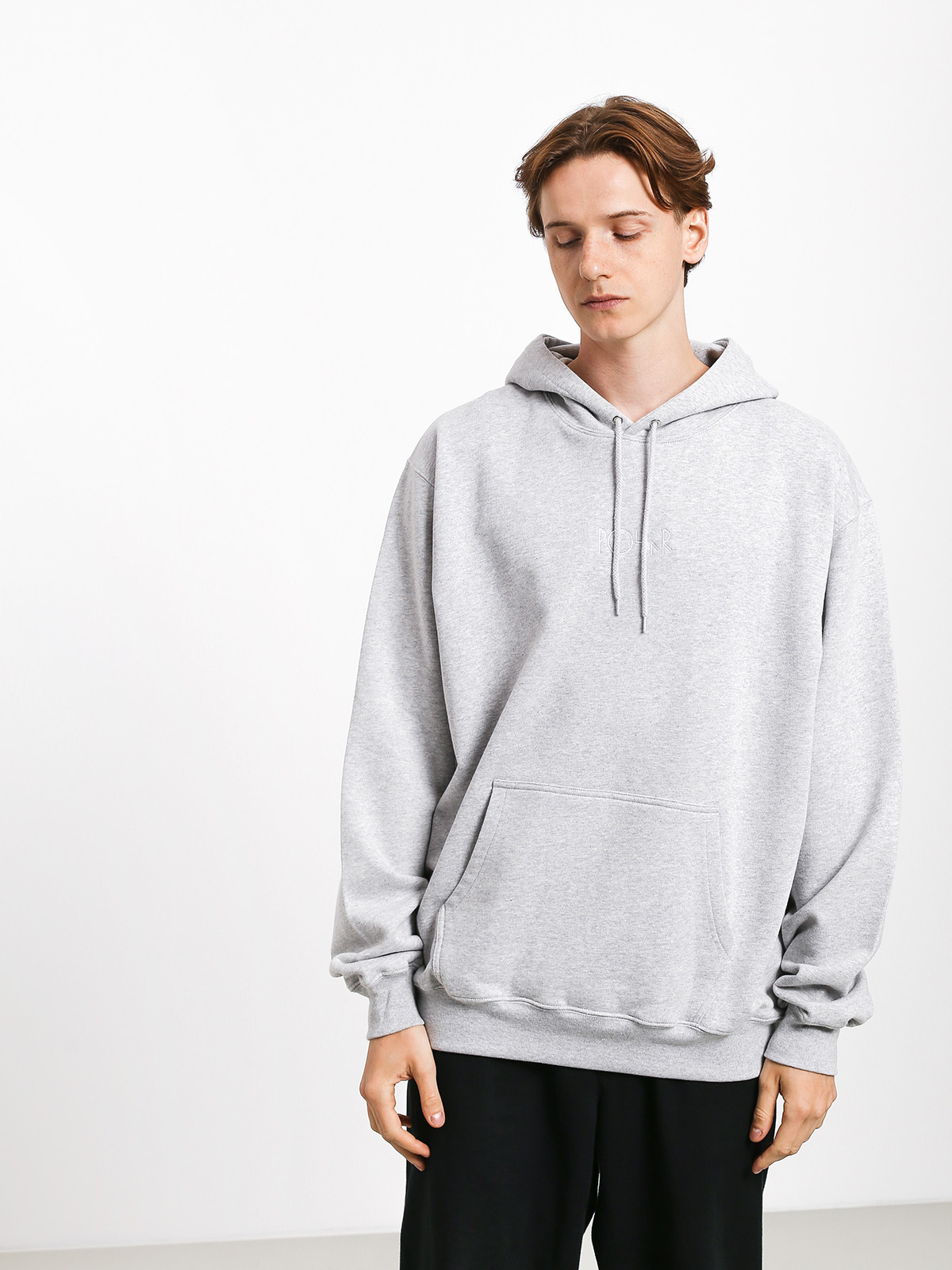 Bluza z kapturem Polar Skate American Fleece HD (sport grey)
