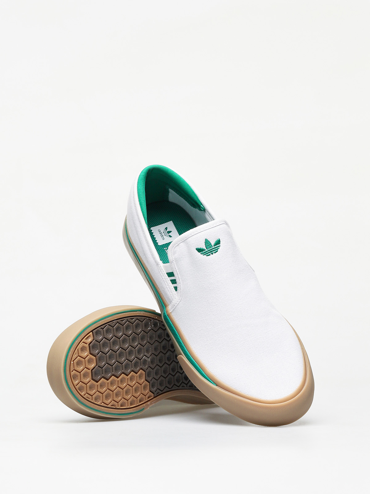 Buty adidas Sabalo Slip (ftwr white/bold green/gum4)