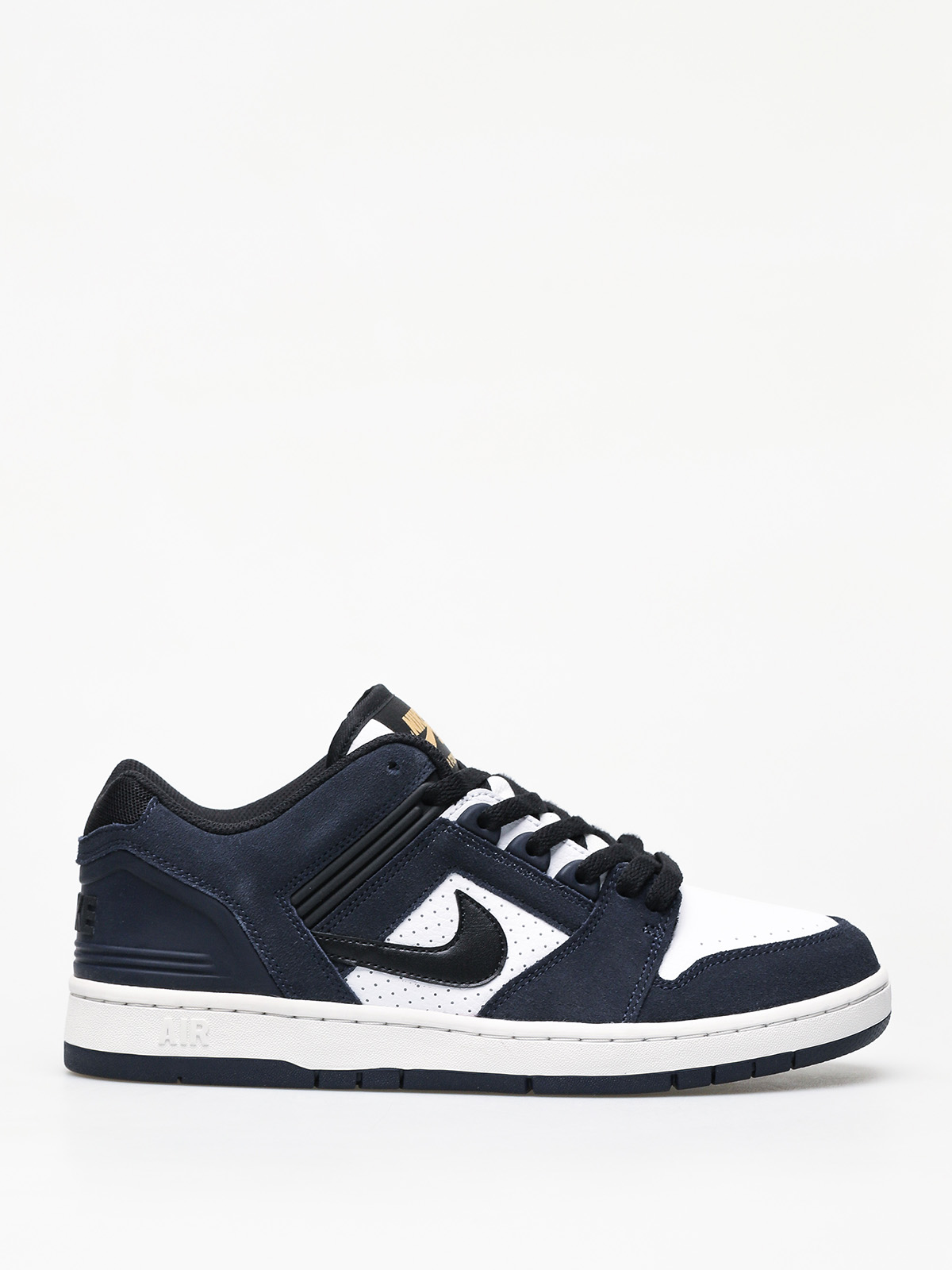 Buty Nike SB Air Force II Low (obsidian/black white celestial gold)