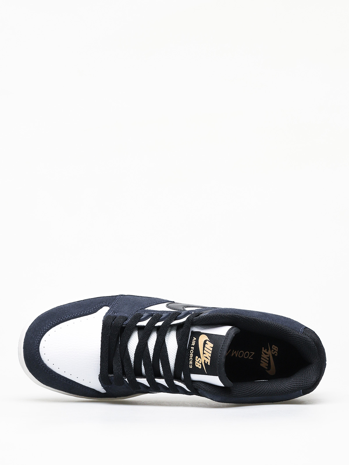 Buty Nike SB Air Force II Low (obsidian/black white celestial gold)
