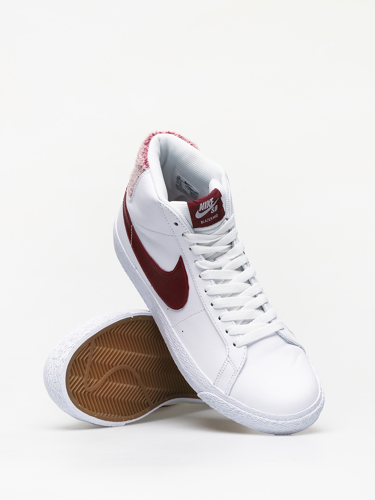 Buty Nike SB Zoom Blazer Mid Prm (white/team red)