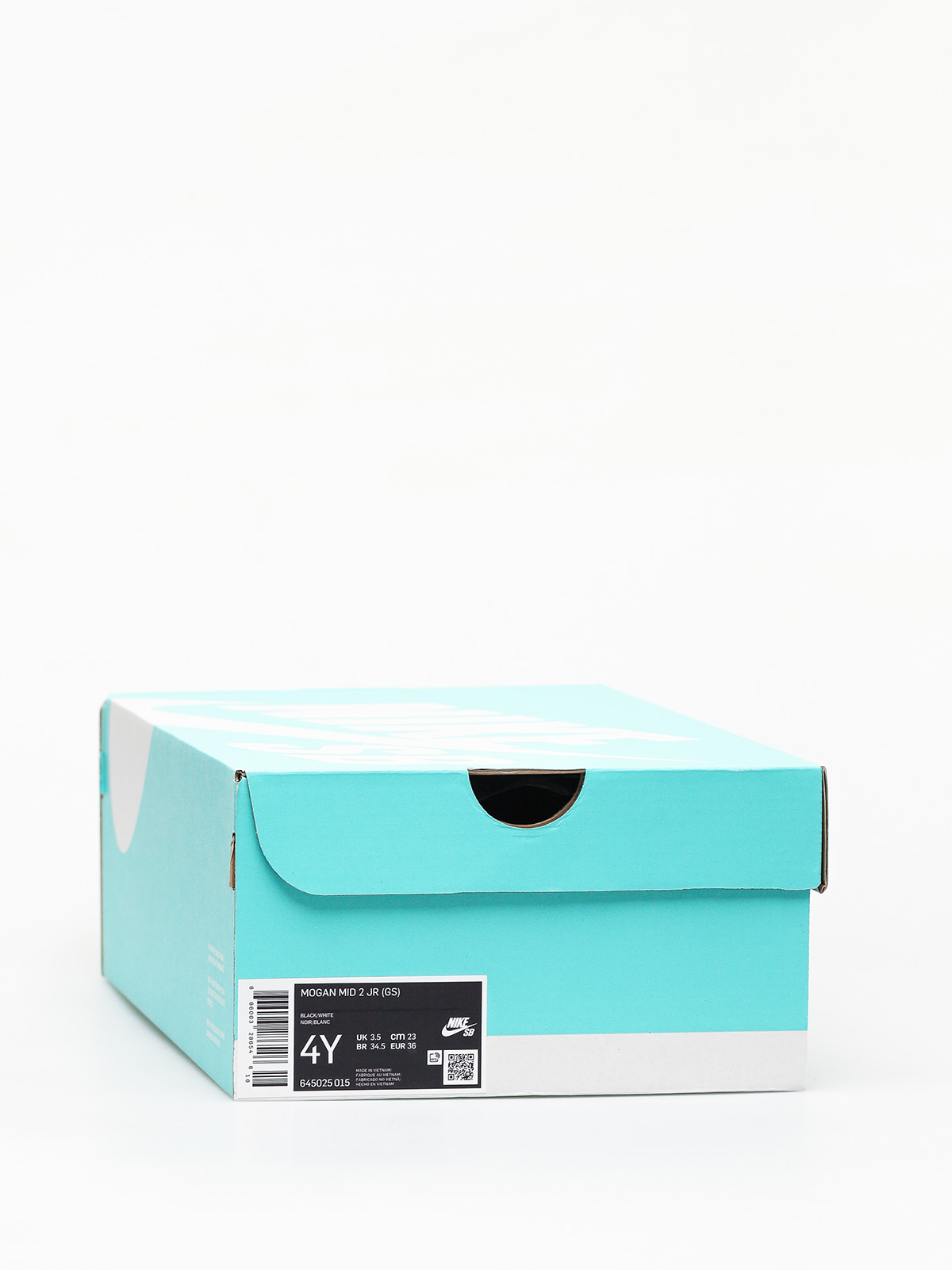 Buty Nike SB Mogan Mid 2 Jr Gs (black/white)