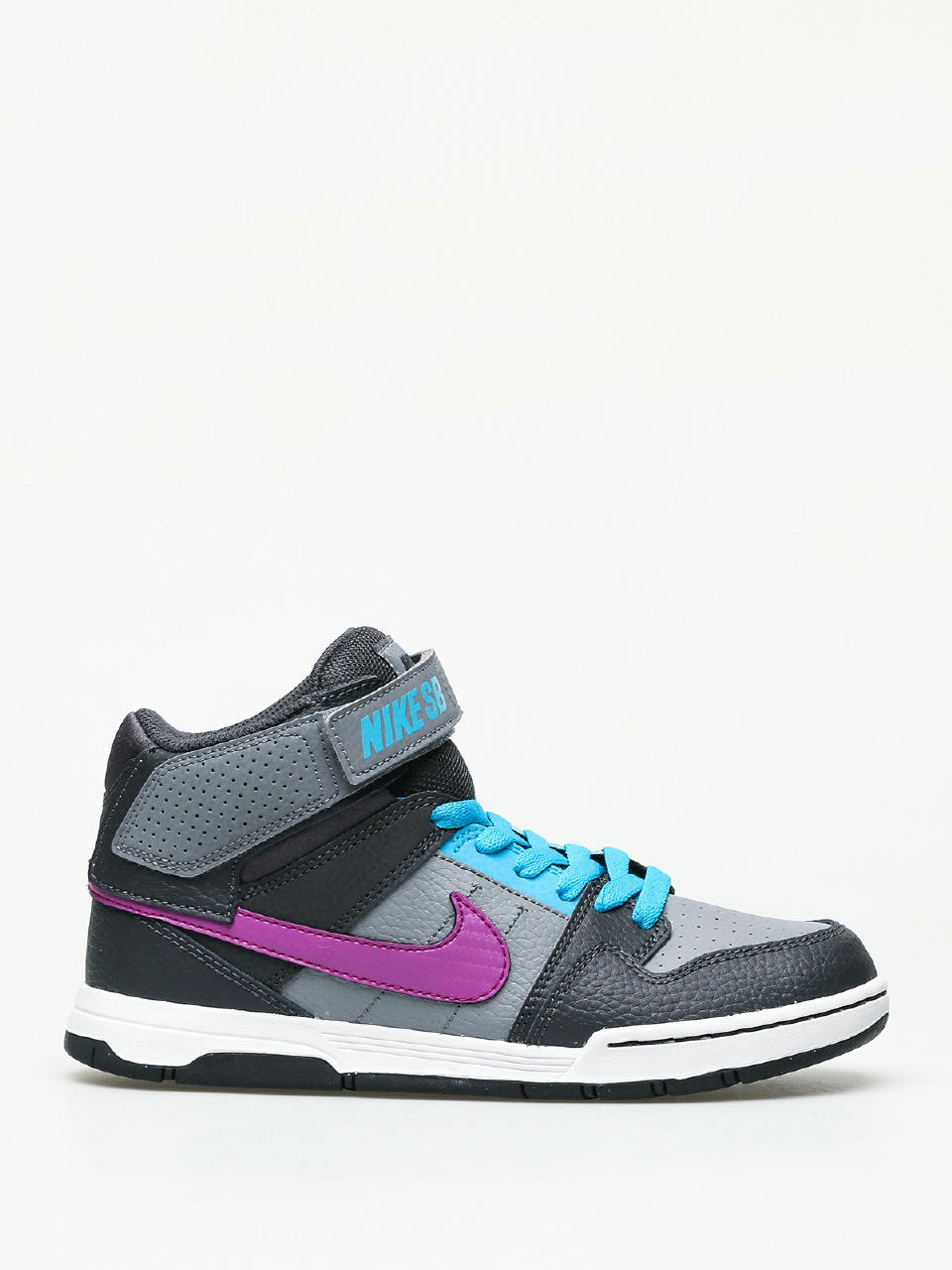 Buty Nike SB Mogan Mid 2 Jr Gs (cool grey/vivid purple blue lagoon)