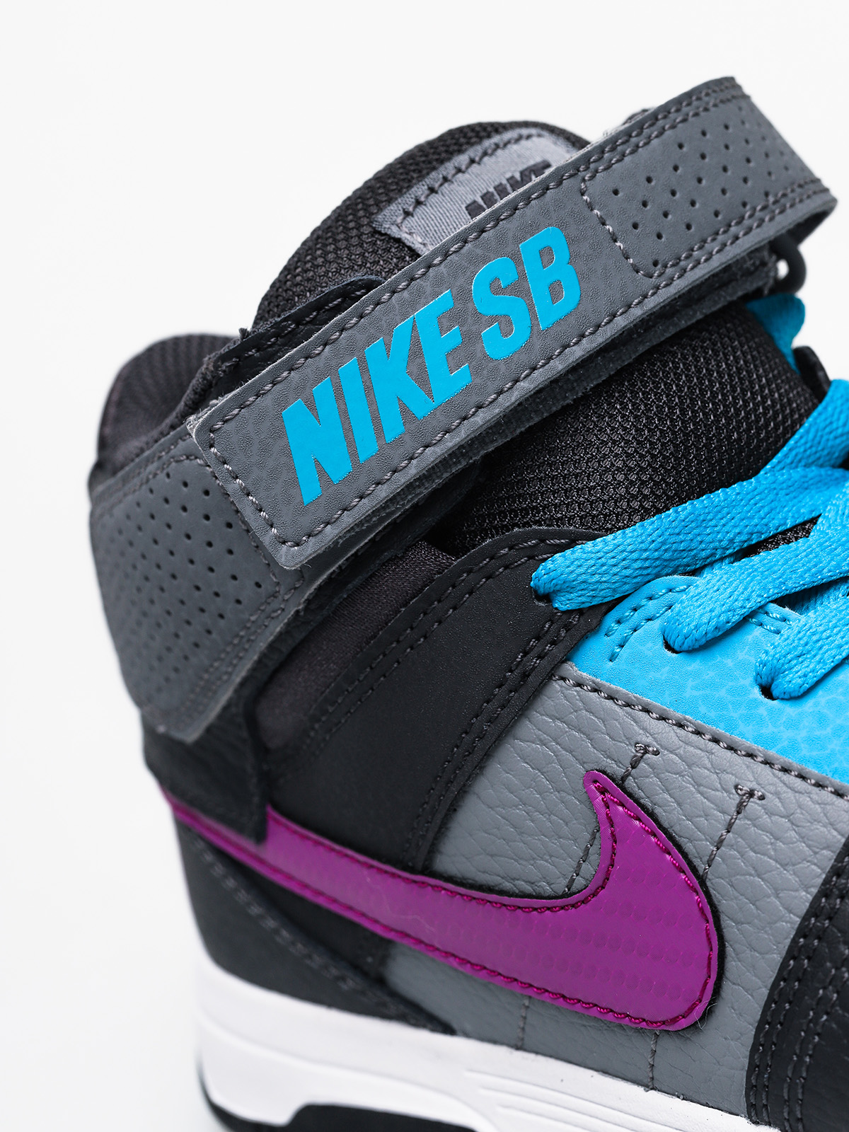 Buty Nike SB Mogan Mid 2 Jr Gs (cool grey/vivid purple blue lagoon)