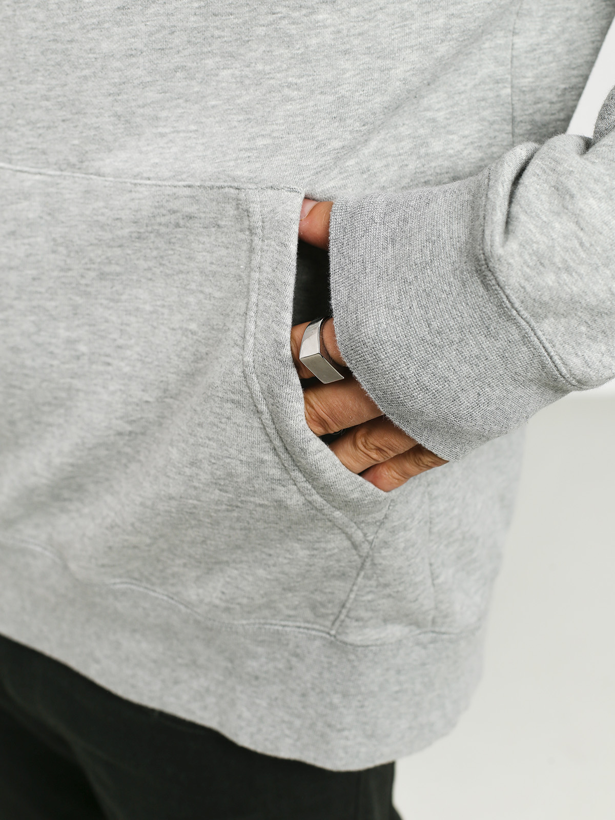 Bluza z kapturem Nike SB Washed Icon HD (dk grey heather/summit white/bicoastal)