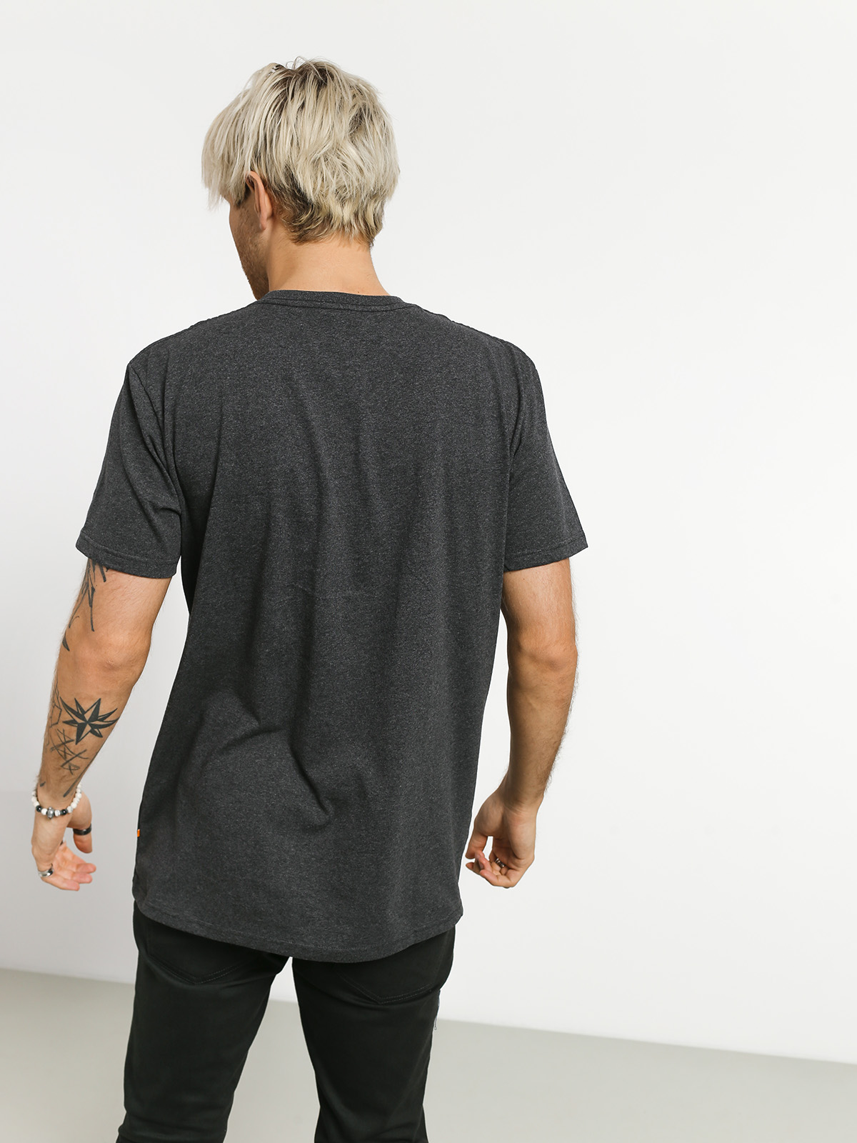 T-shirt Quiksilver Abstract Trim (charcoal heather)