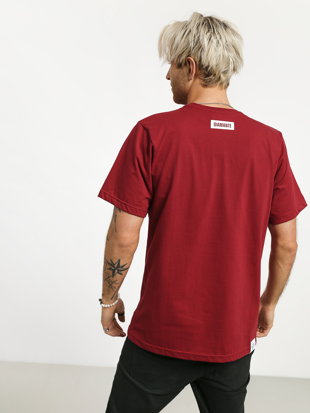 T-shirt Diamante Wear Chcę Spać (burgundy)