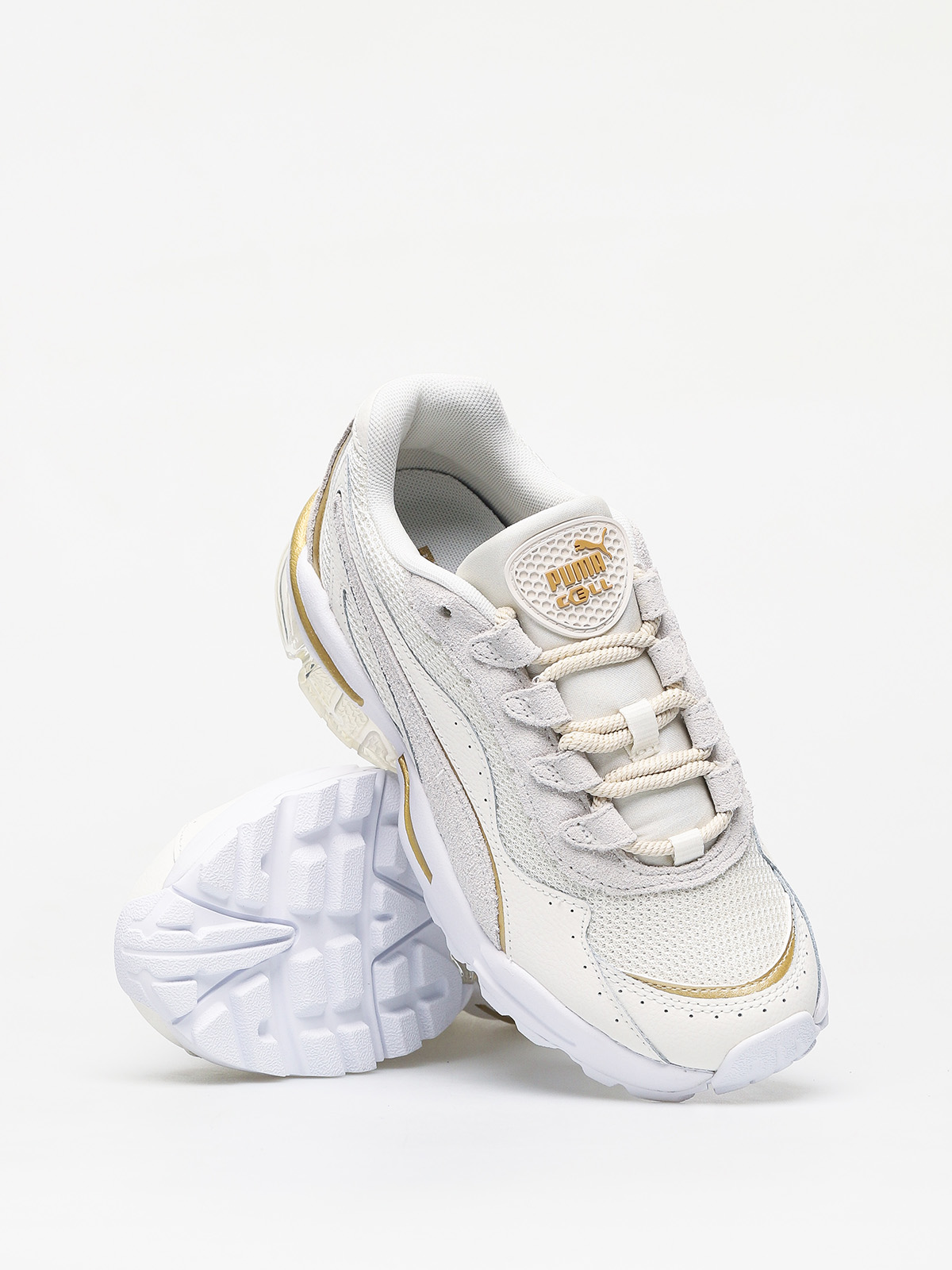 Buty Puma Cell Stellar Wmn (puma white/puma team gold)