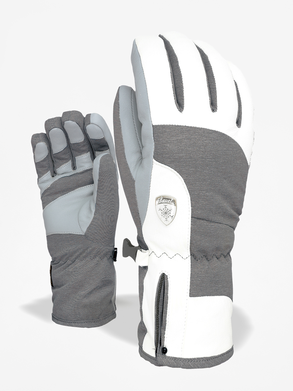 Ru0119kawice Level Iris Wmn (pk white)