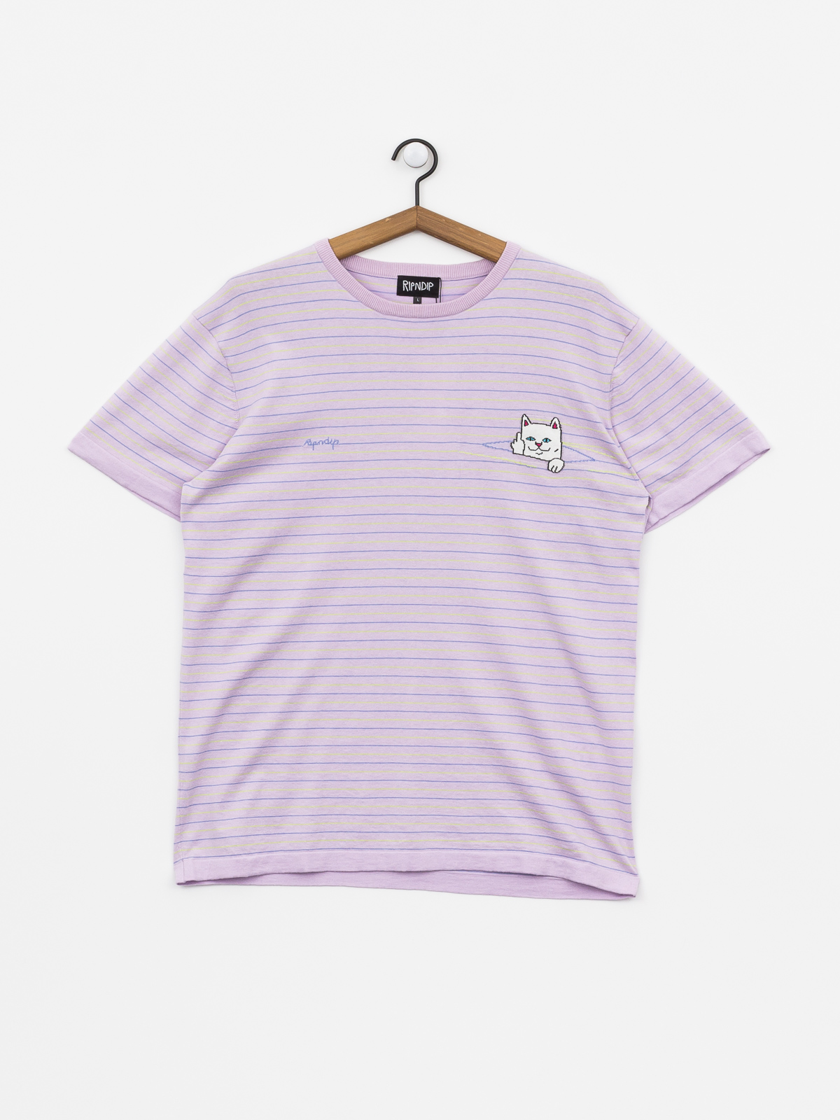 T-shirt RipNDip Peeking Nermal (lavender/lime)