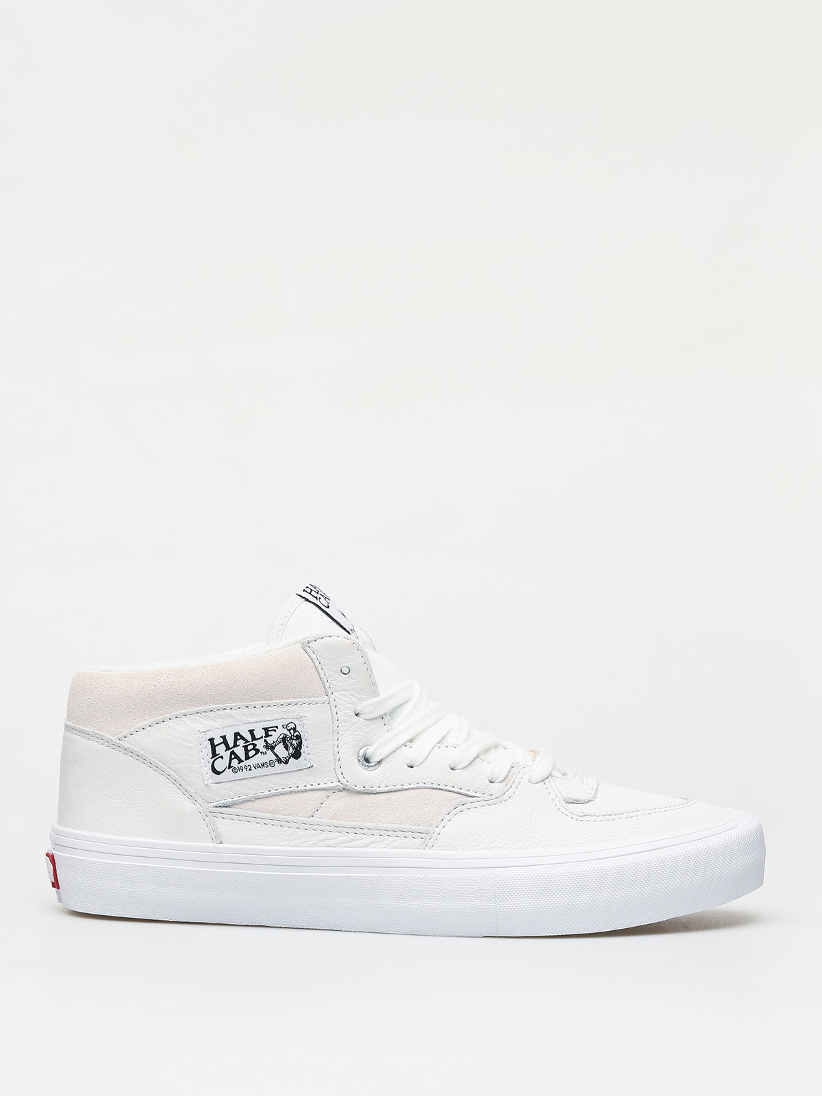 white leather half cabs