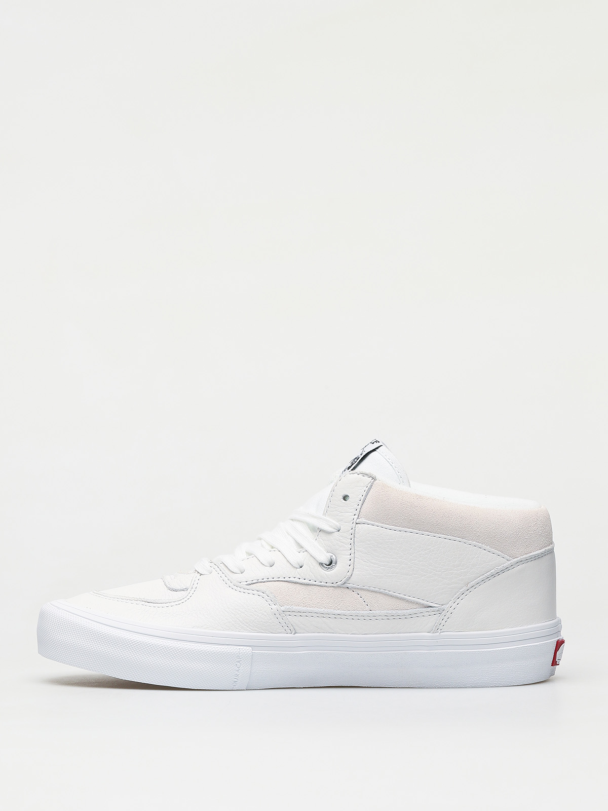 white leather half cabs