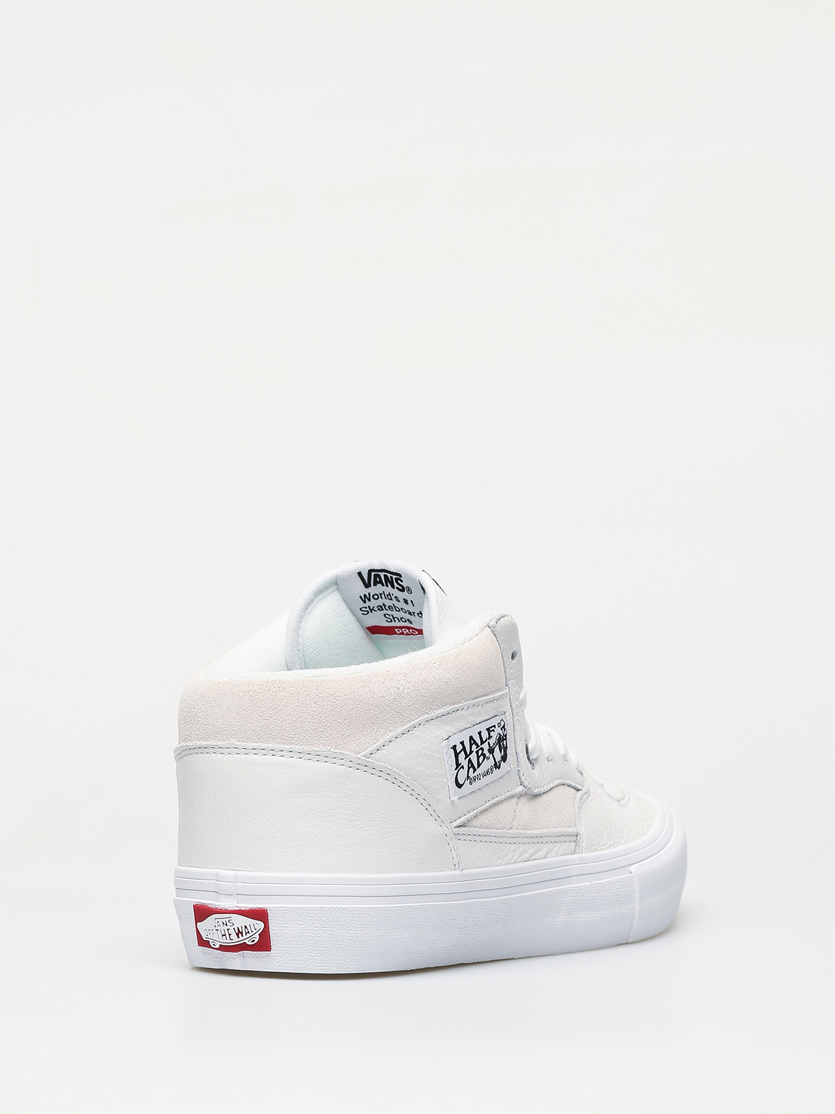 white leather half cabs
