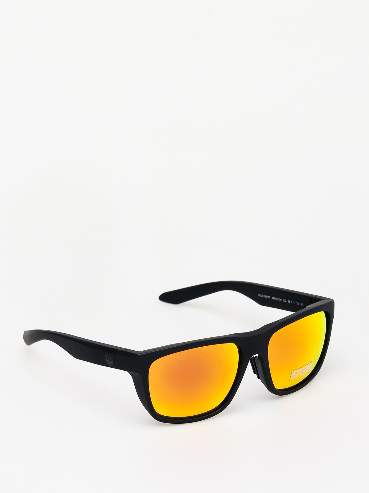 Okulary przeciwsłoneczne Dragon Aerial (matte black/orange ion)