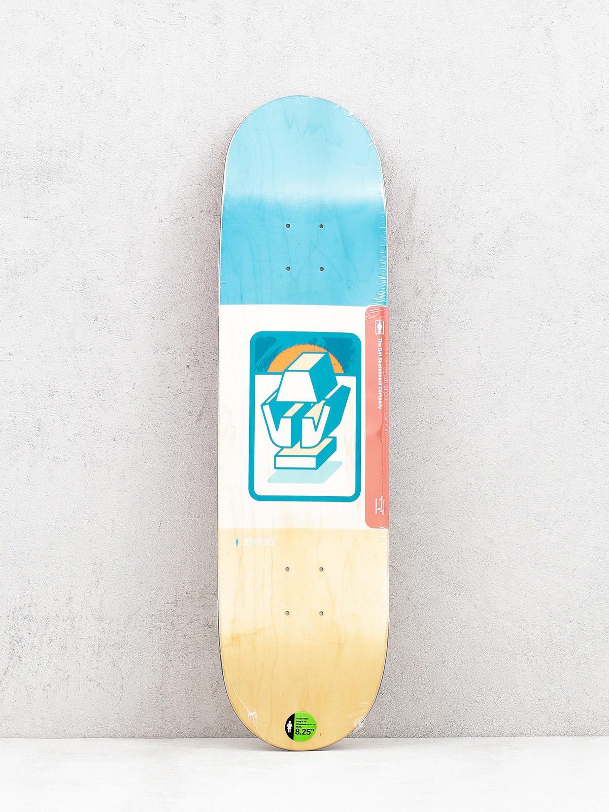 Deck Girl Skateboard Brophy The Totem (blue/natural)