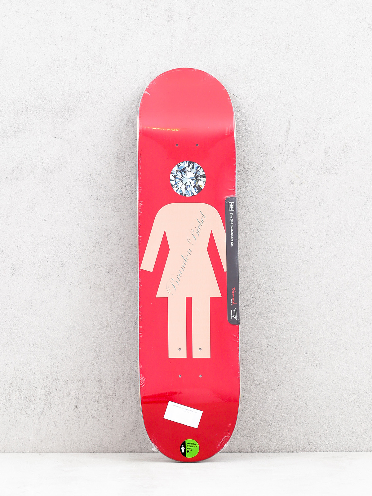 Deck Girl Skateboard X Diamond Biebel (red)