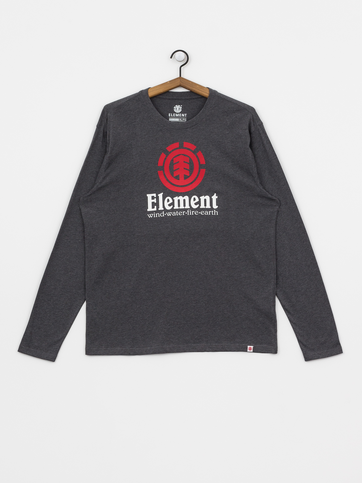 Longsleeve Element Vertical (charcoal heathe)