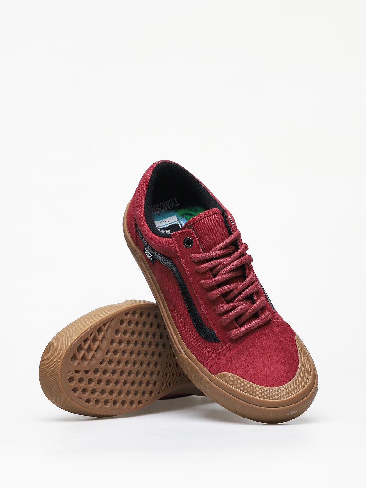 Buty Vans Old Skool Pro Bmx (ty morrow/biking red/gum)