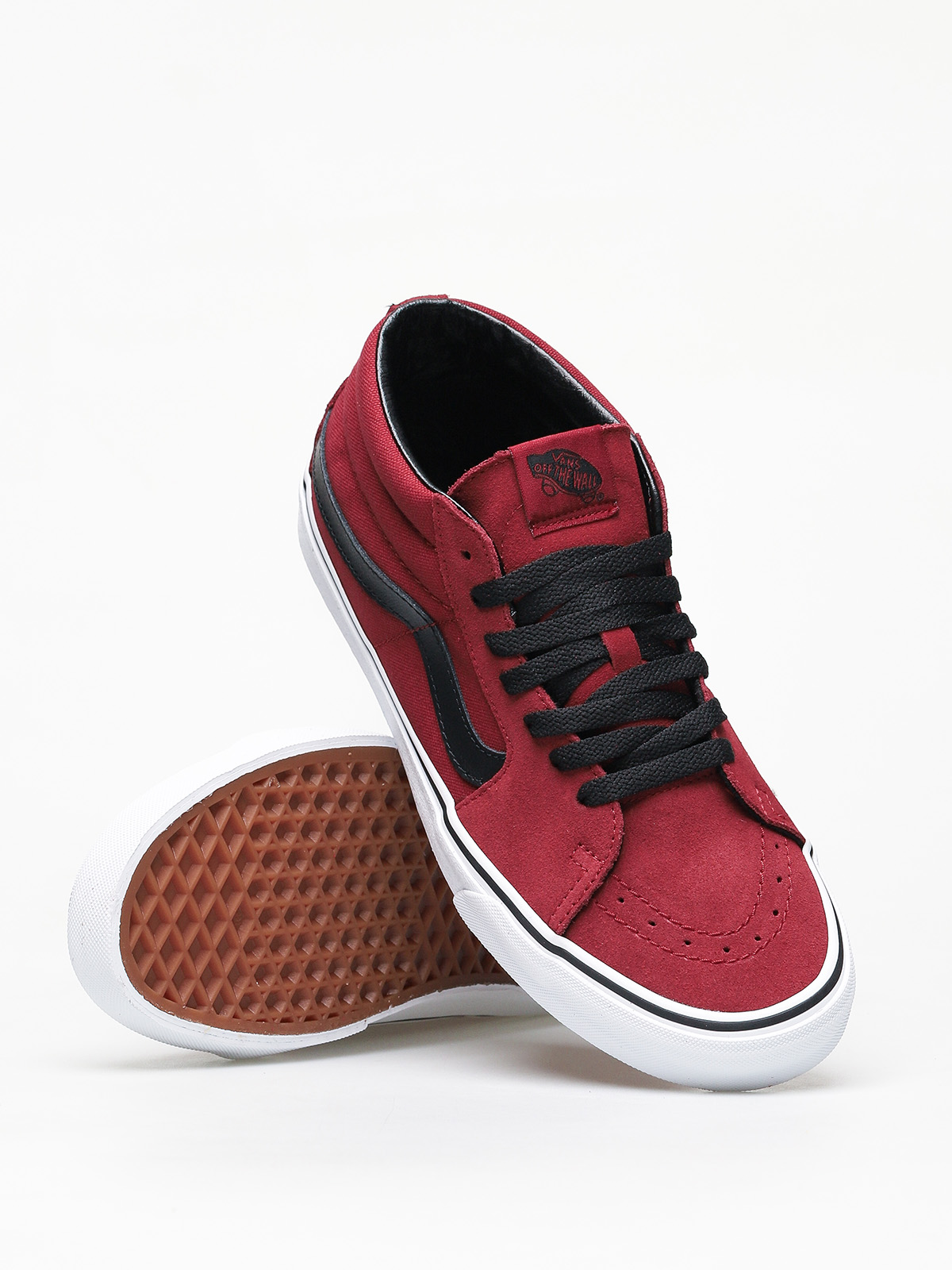 Buty Vans Sk8 Mid (biking red/true white)