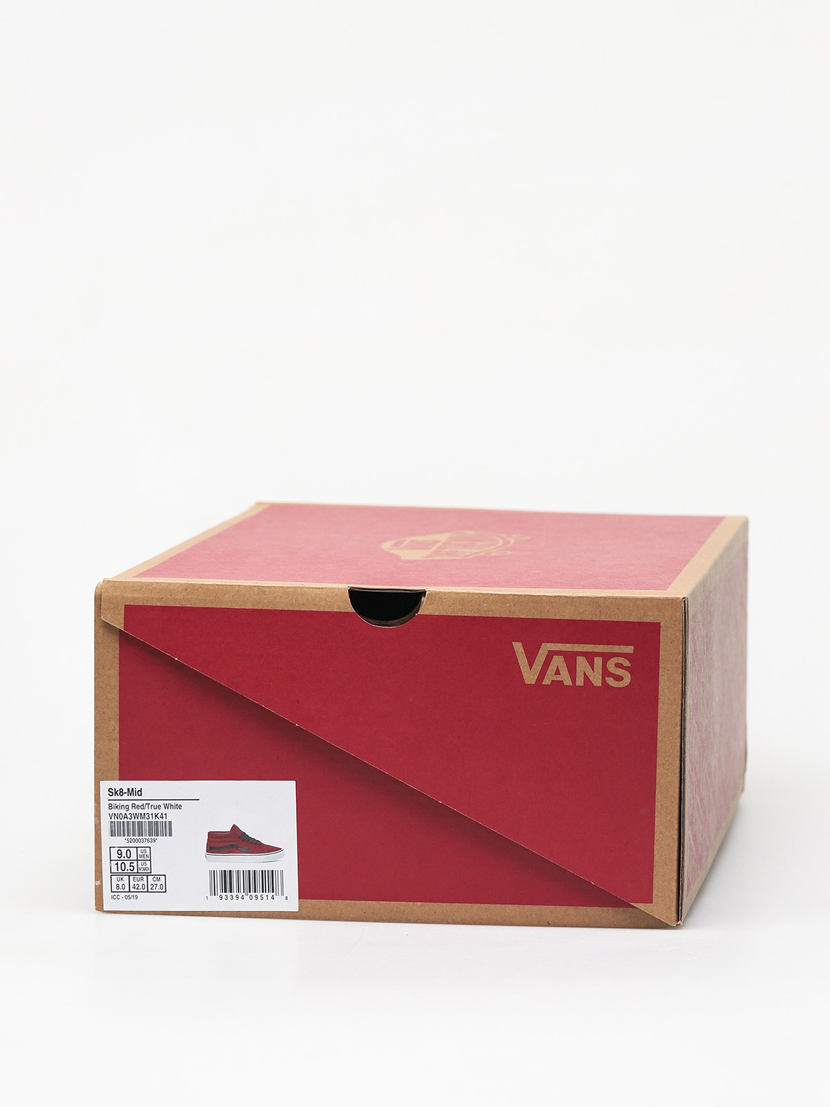 Buty Vans Sk8 Mid (biking red/true white)