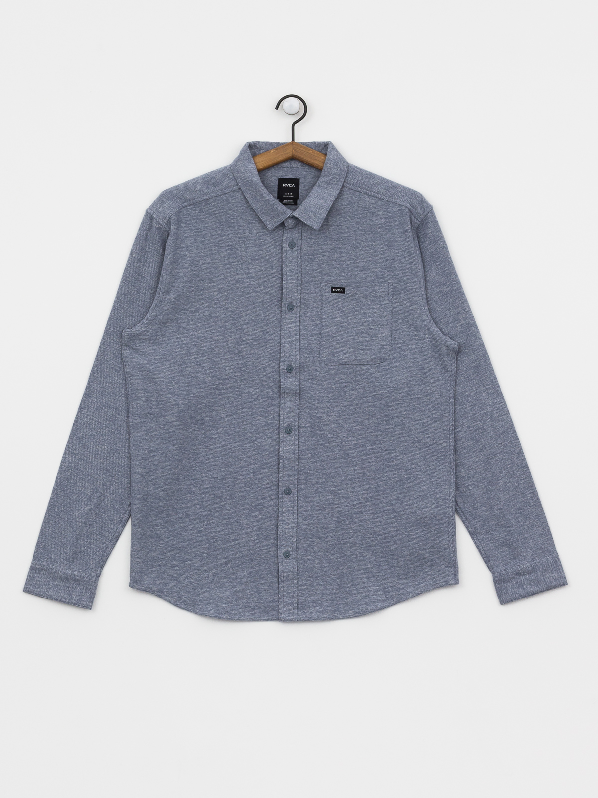Koszula RVCA Blackand Flannel L (china blue)