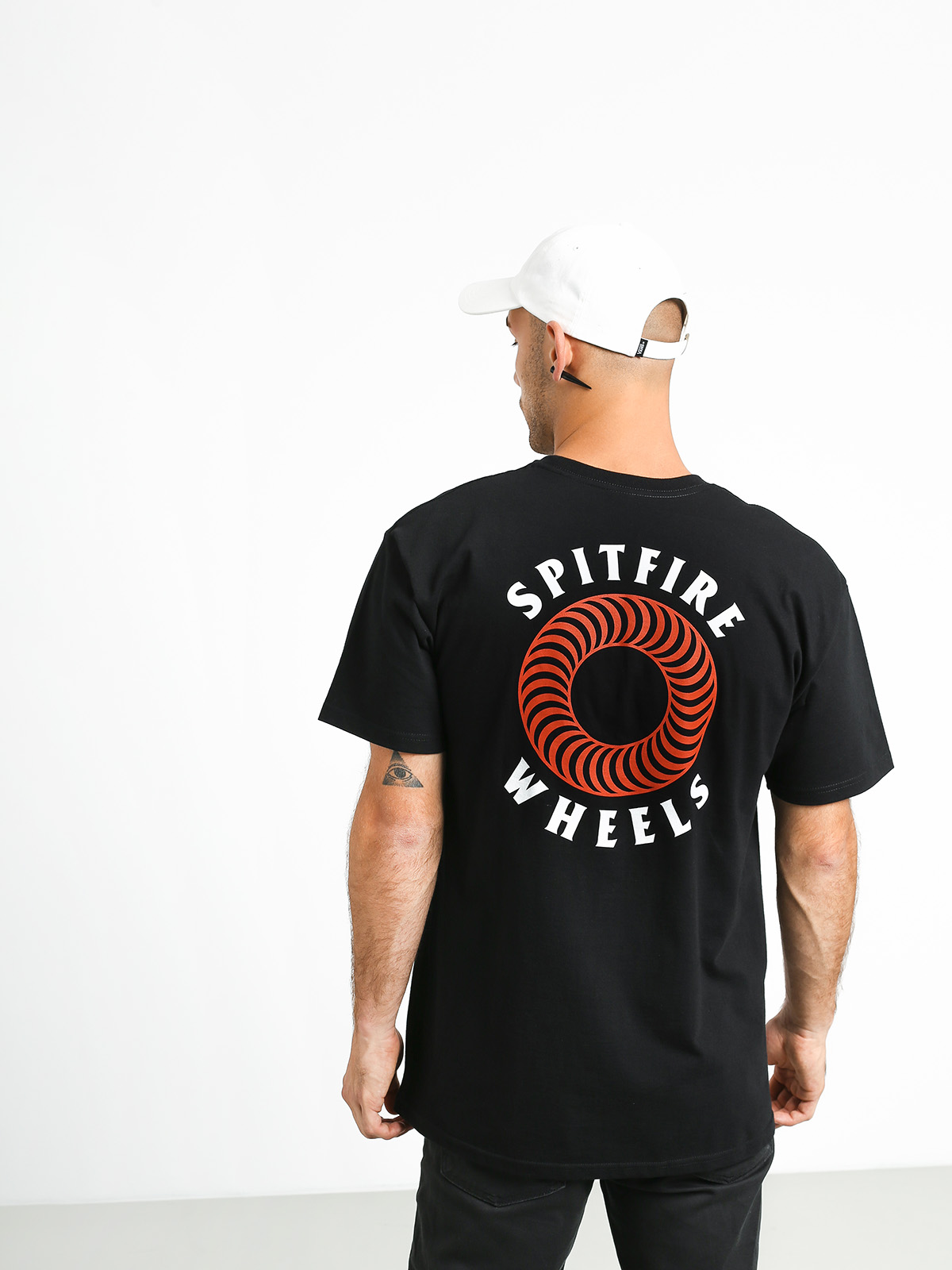 T-shirt Spitfire Og Classic Double (black/white/red)