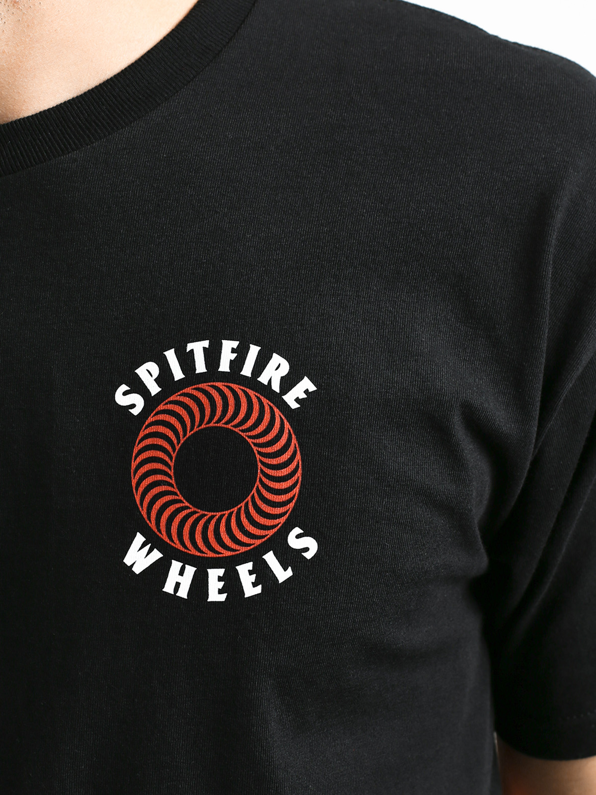 T-shirt Spitfire Og Classic Double (black/white/red)