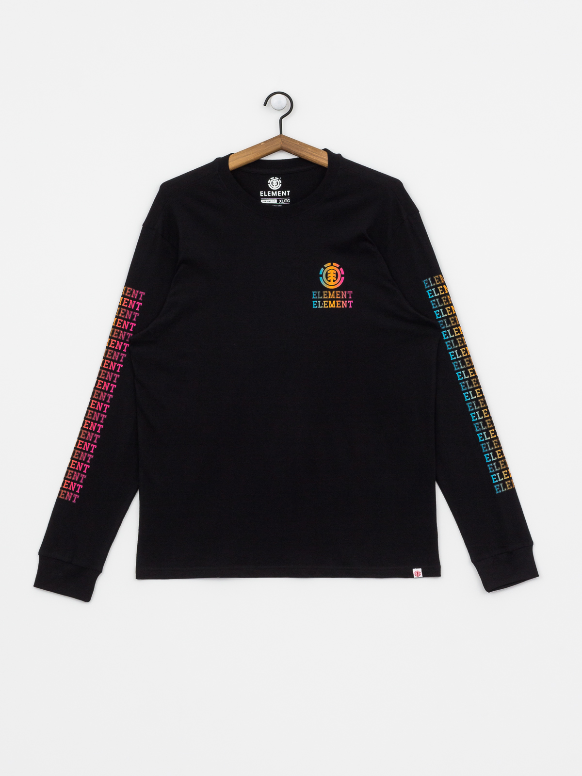 Longsleeve Element Drop (flint black)