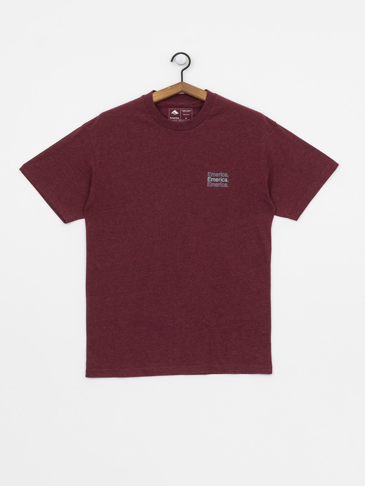 T-shirt Emerica New Stack (burgundy)