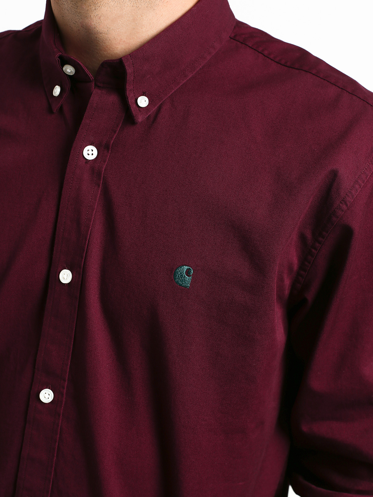 Koszula Carhartt WIP Madison (merlot/dark fir)