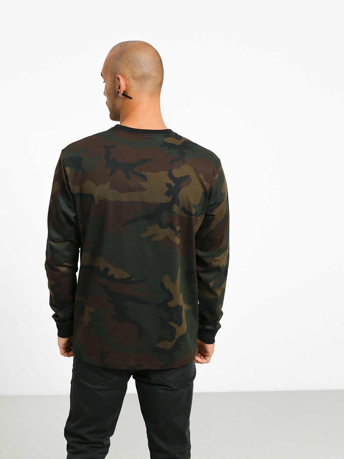 Longsleeve Carhartt WIP College (camo evergreen/white)