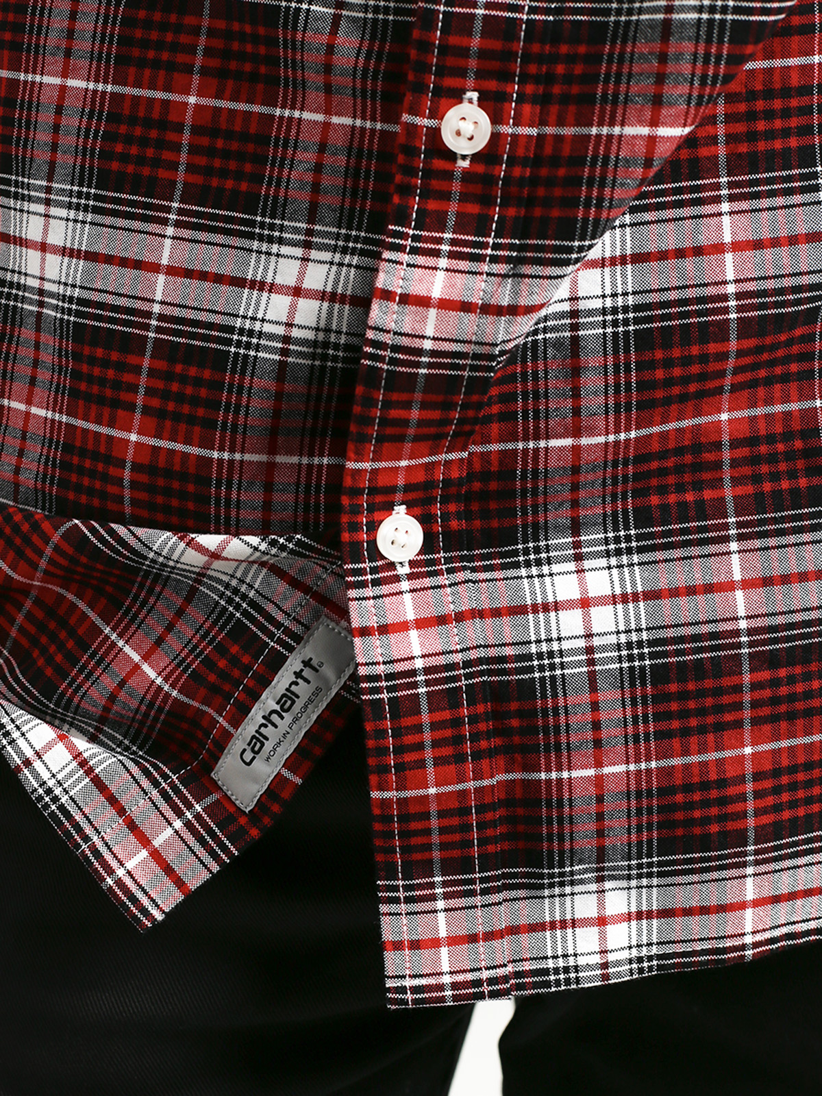 Koszula Carhartt WIP Linville (linville check cardinal/wax)