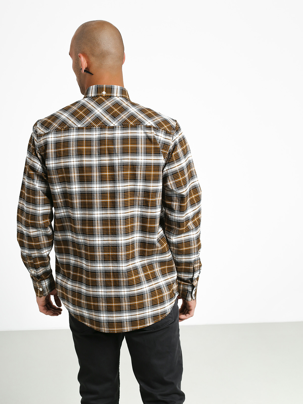 Koszula Carhartt WIP Linville (linville check hamilton brown/wax)