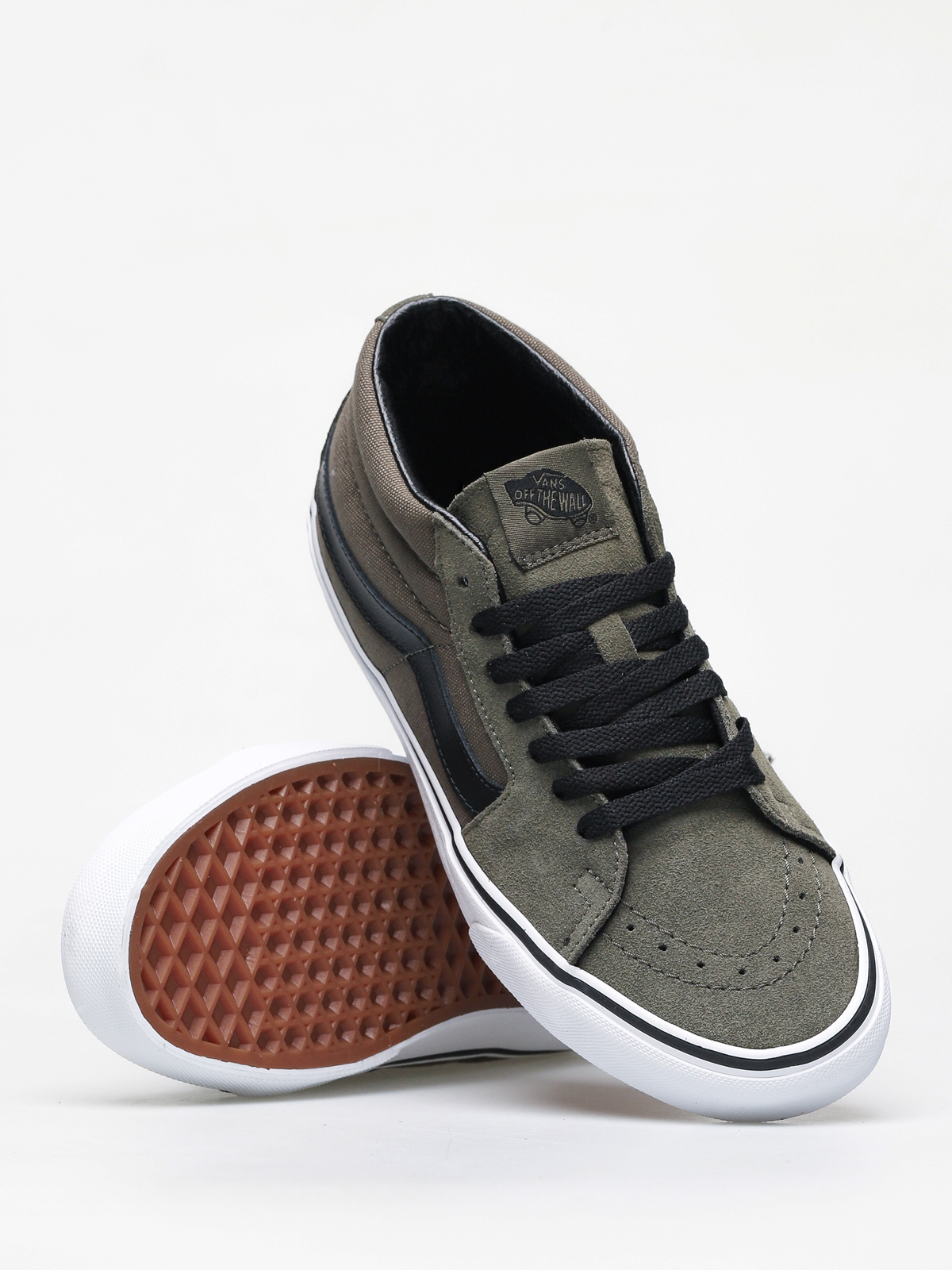 Buty Vans Sk8 Mid (grape leaf/true white)