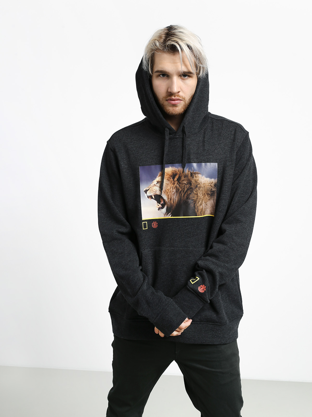 Bluza z kapturem Element Snarl HD (charcoal heathe)