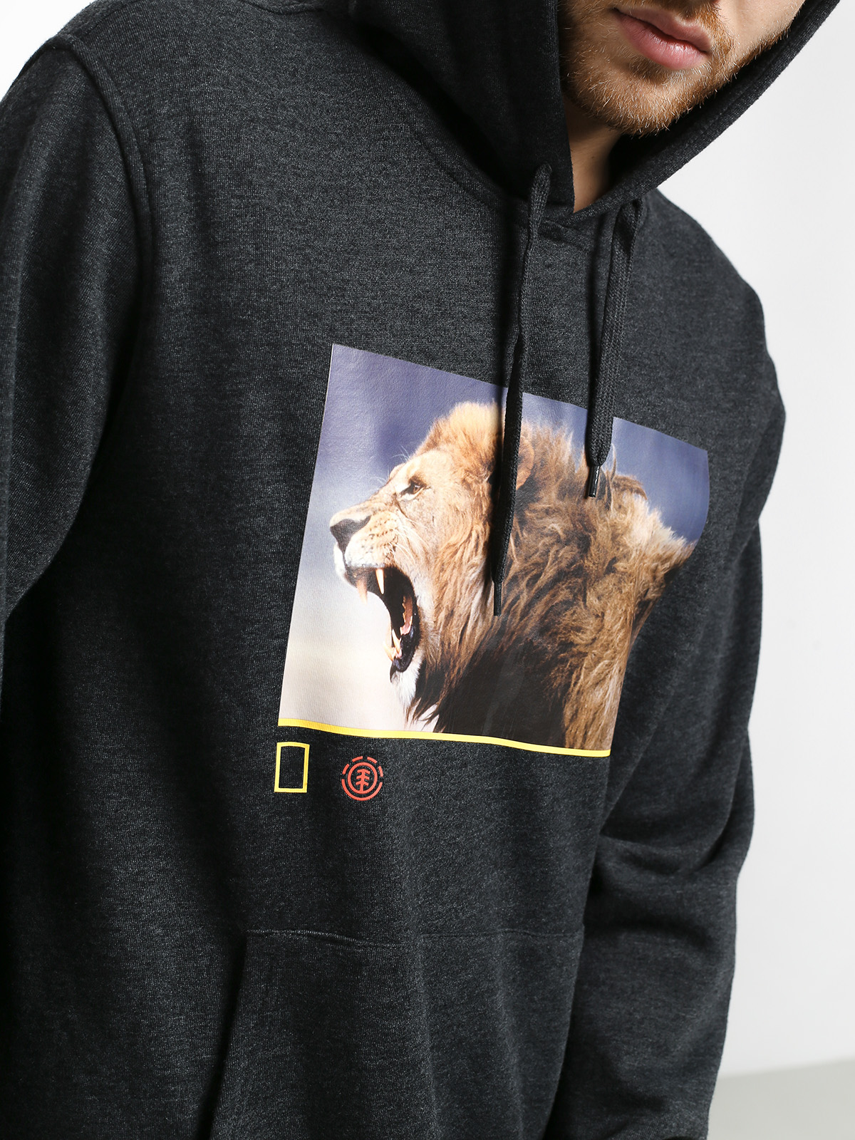 Bluza z kapturem Element Snarl HD (charcoal heathe)