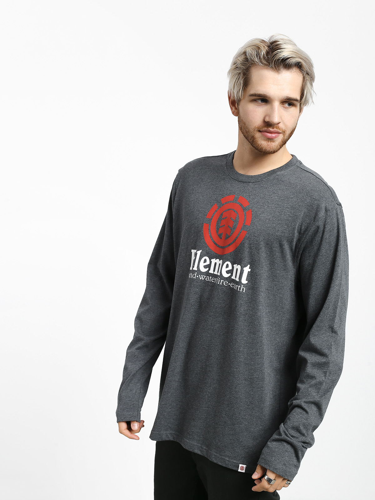 Longsleeve Element Vertical (charcoal heathe)