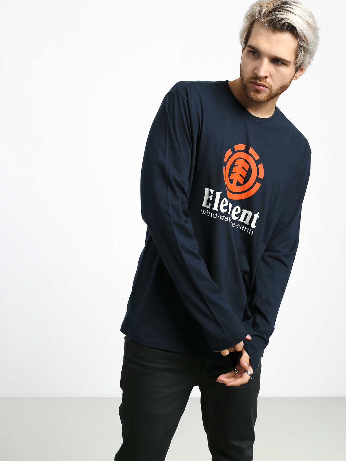 Longsleeve Element Vertical (eclipse navy)