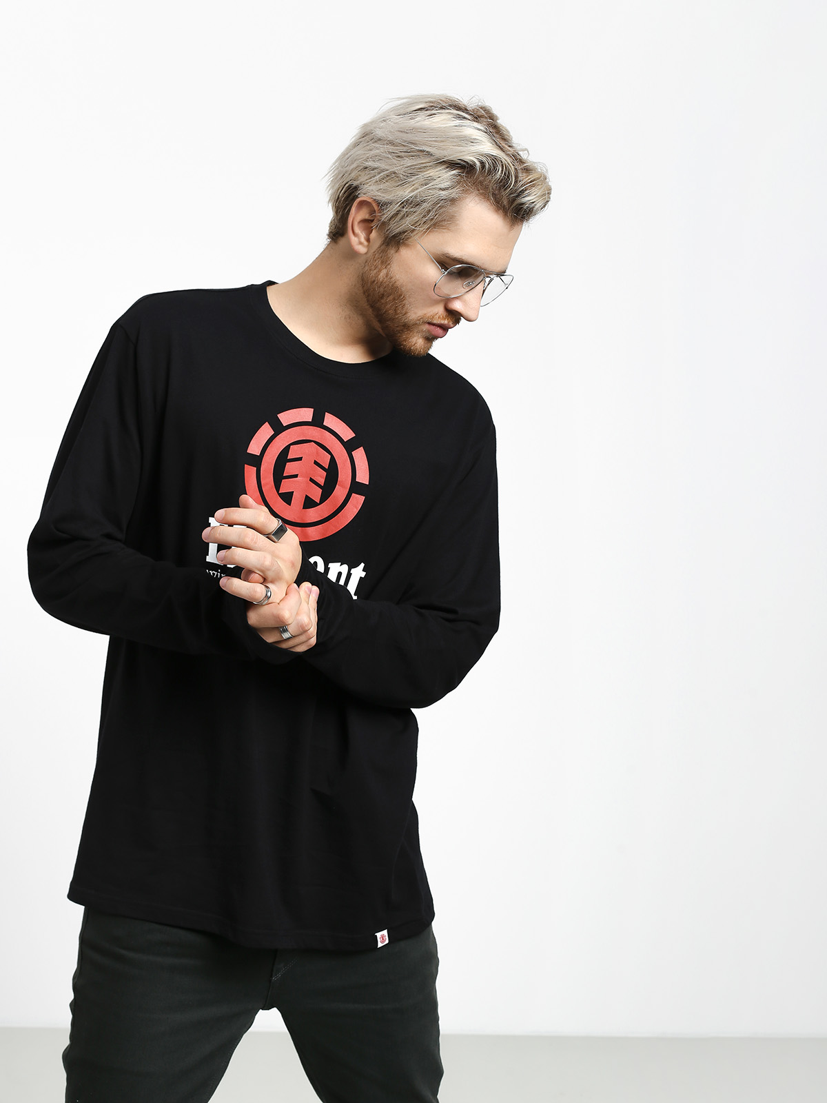 Longsleeve Element Vertical (flint black)