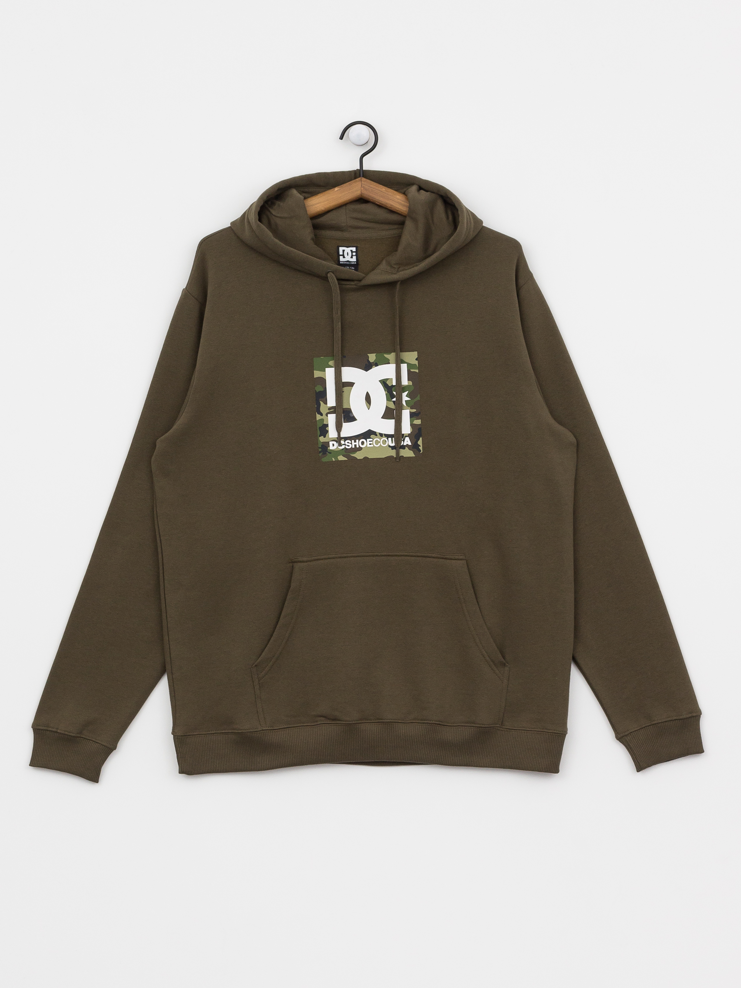 Bluza z kapturem DC Square Star HD (fatigue green/camo)