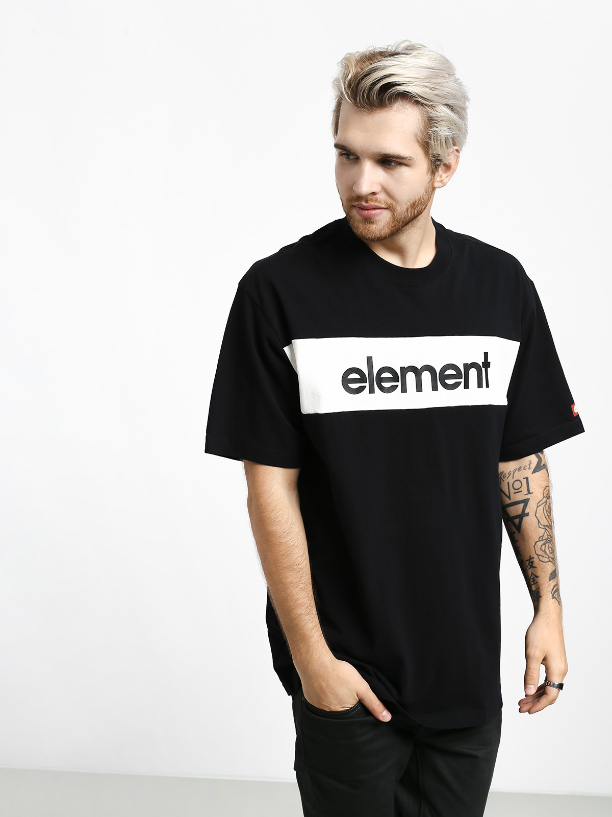T-shirt Element Primo Flag (flint black)