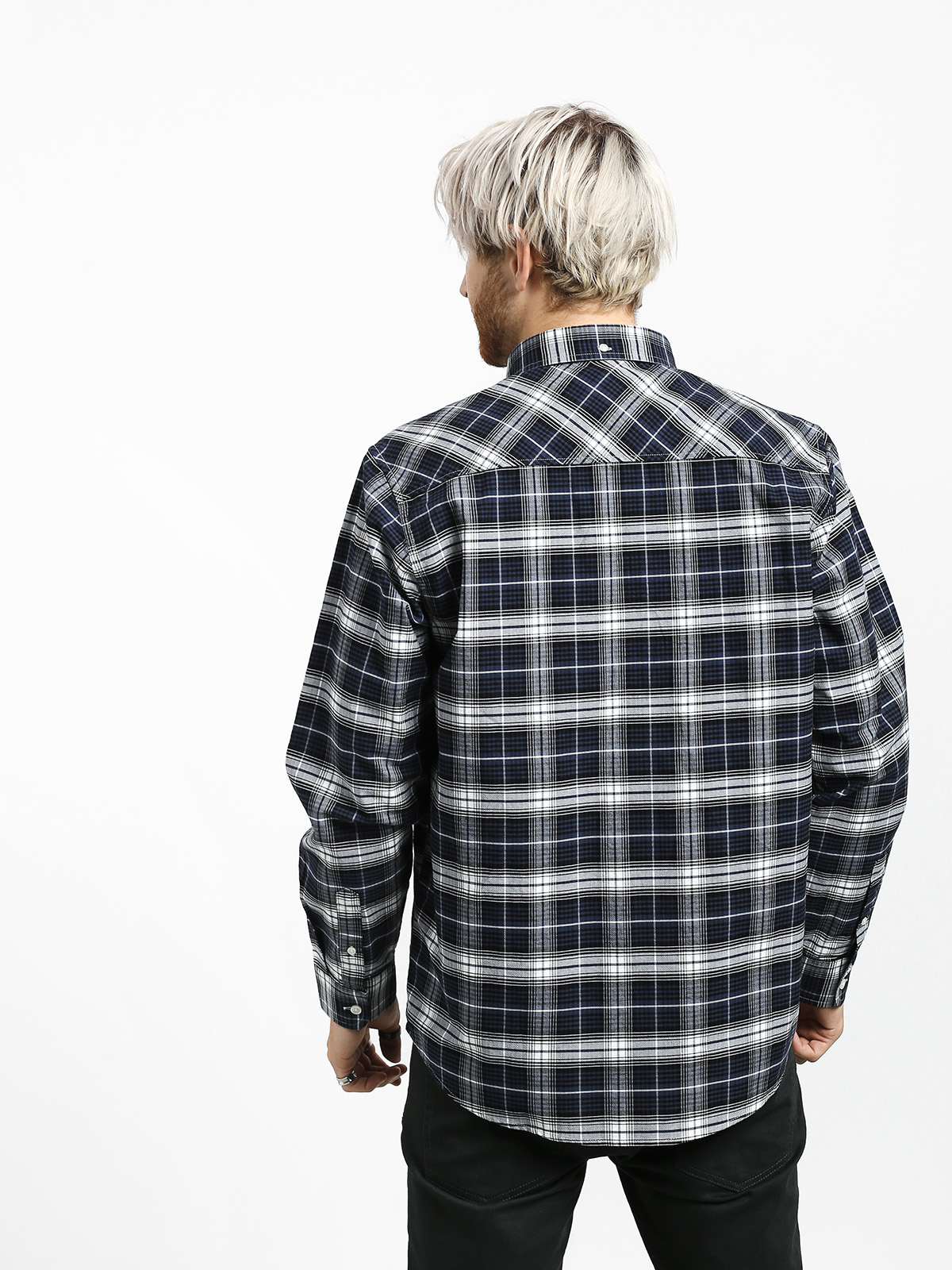 Longsleeve Carhartt WIP Linville (linville check blue/wax)
