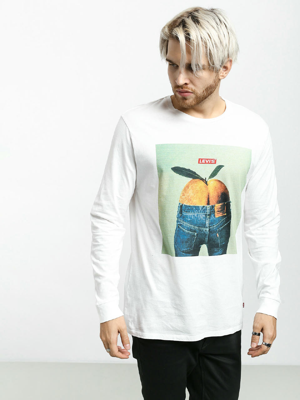 Longsleeve Levi's® Graphic Mission (white)