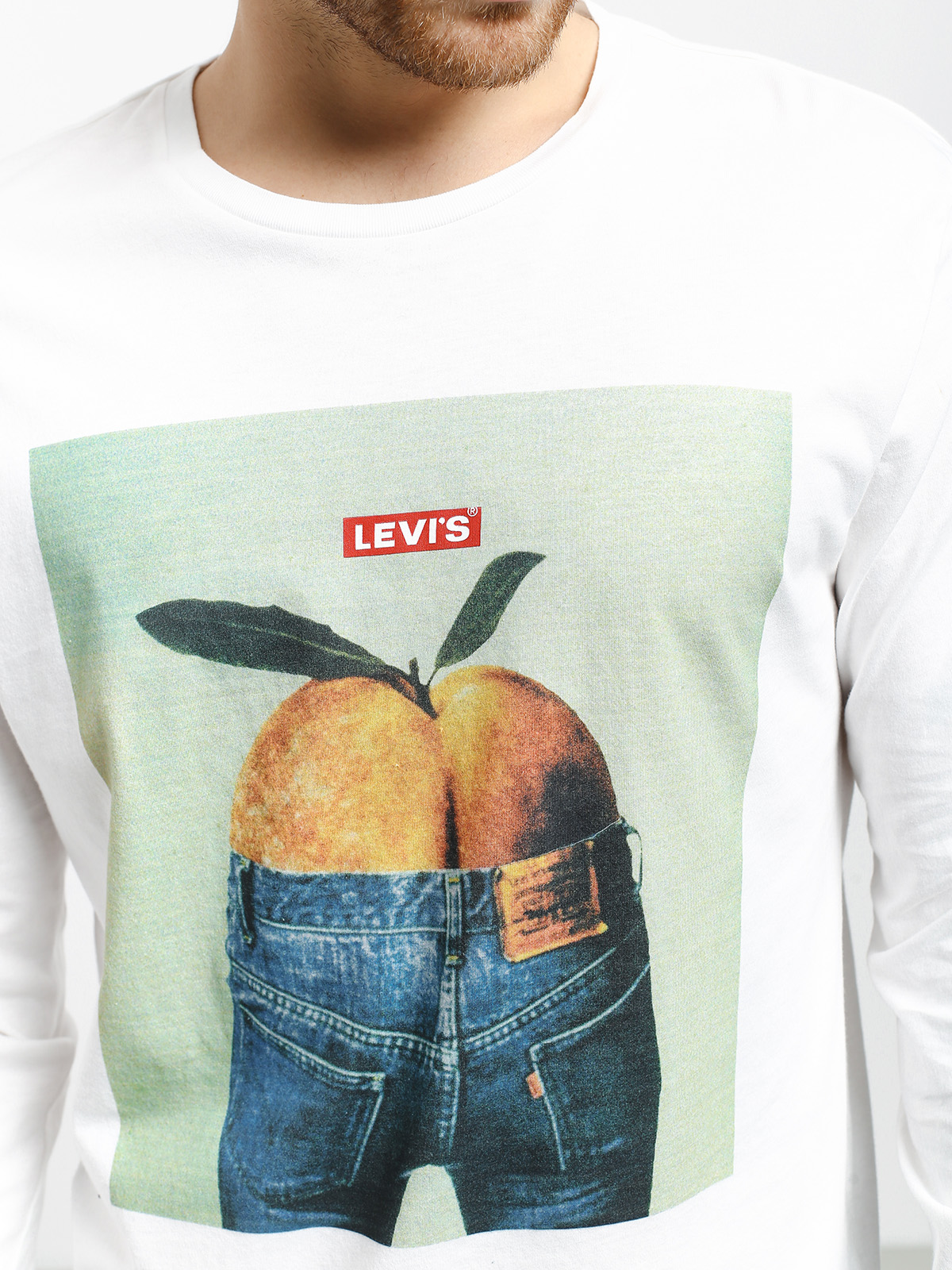 Longsleeve Levi's® Graphic Mission (white)