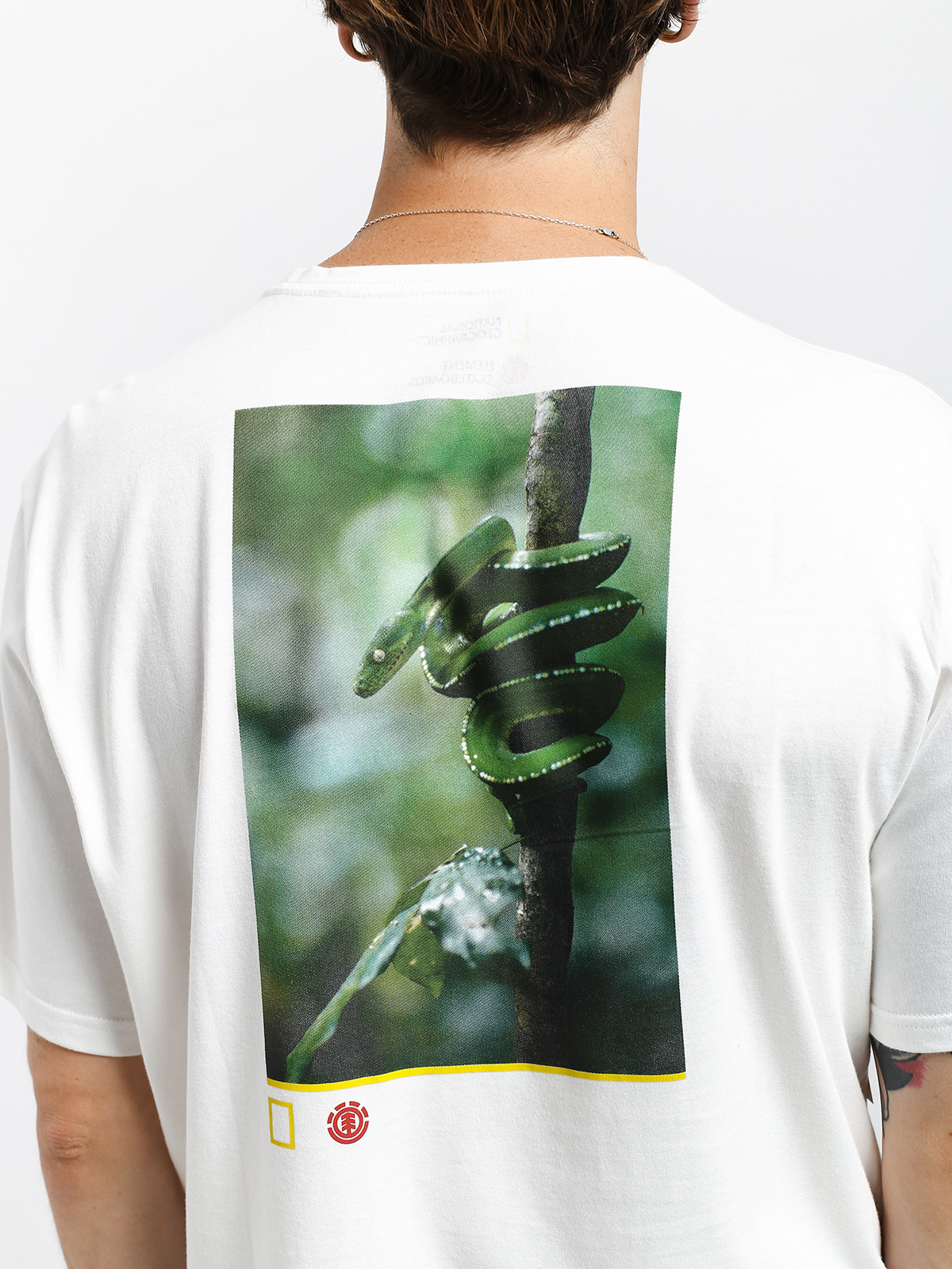 T-shirt Element Serpent (off white)