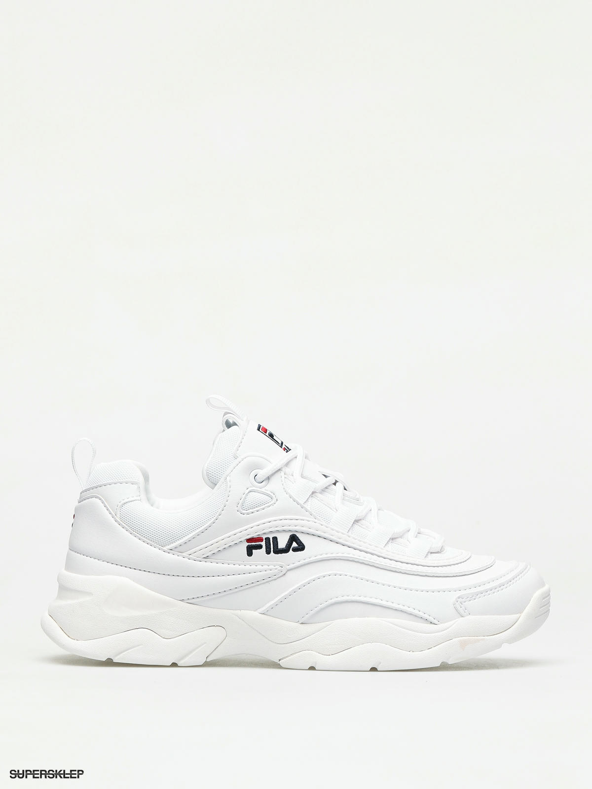 Fila ray low on sale wmn white