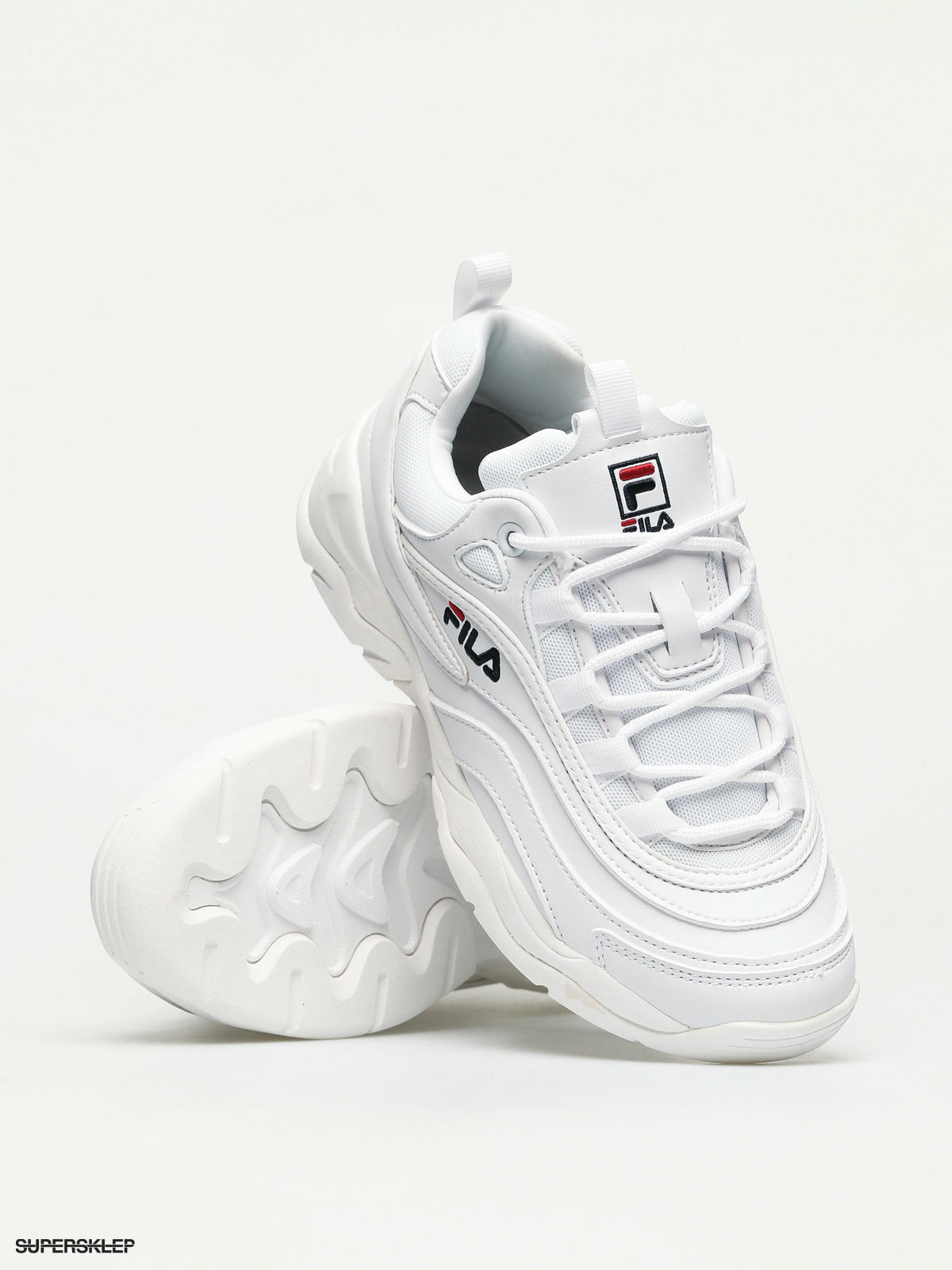 fila ray low wmn white