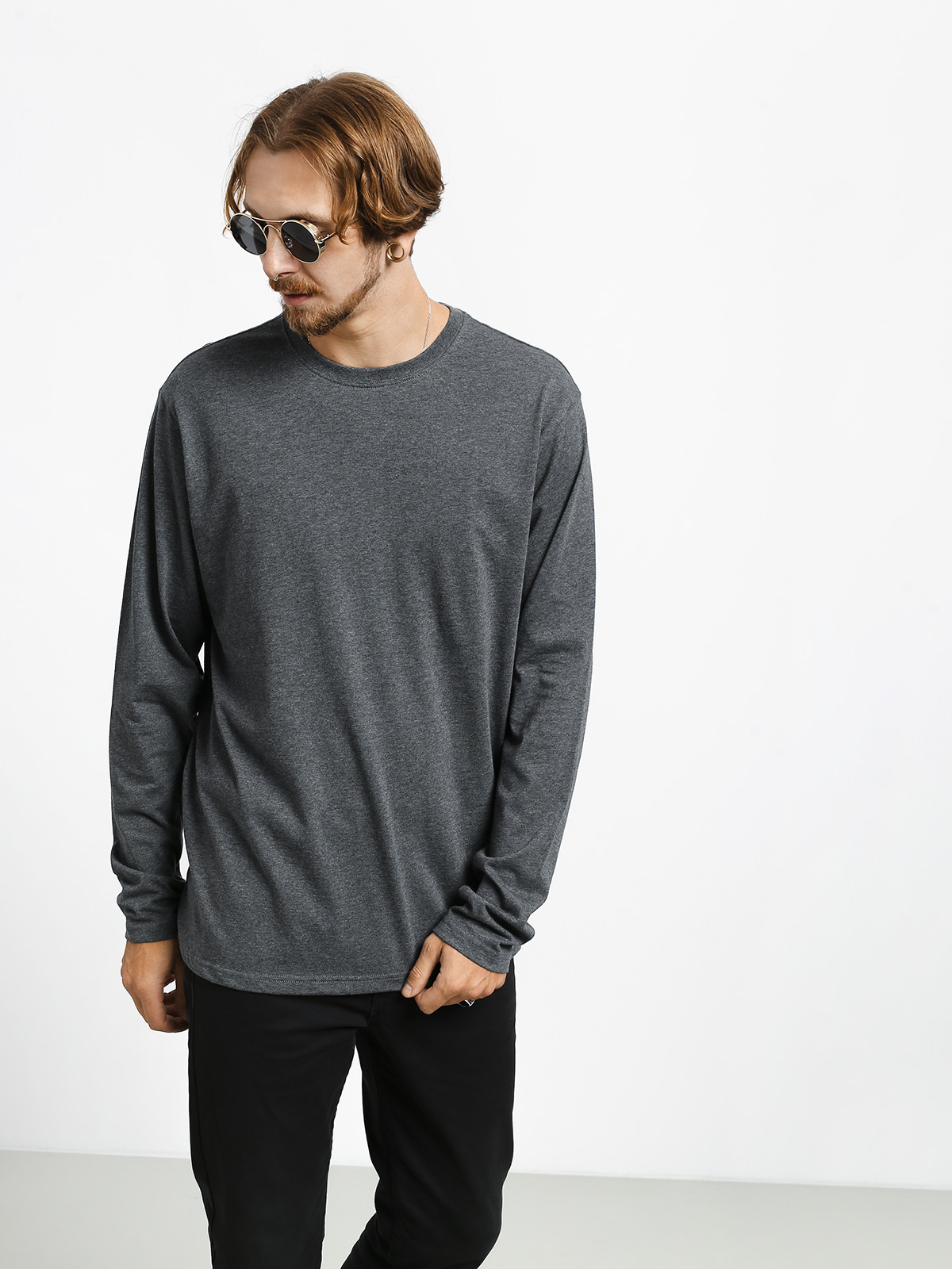 Longsleeve Element Basic (charcoal heathe)