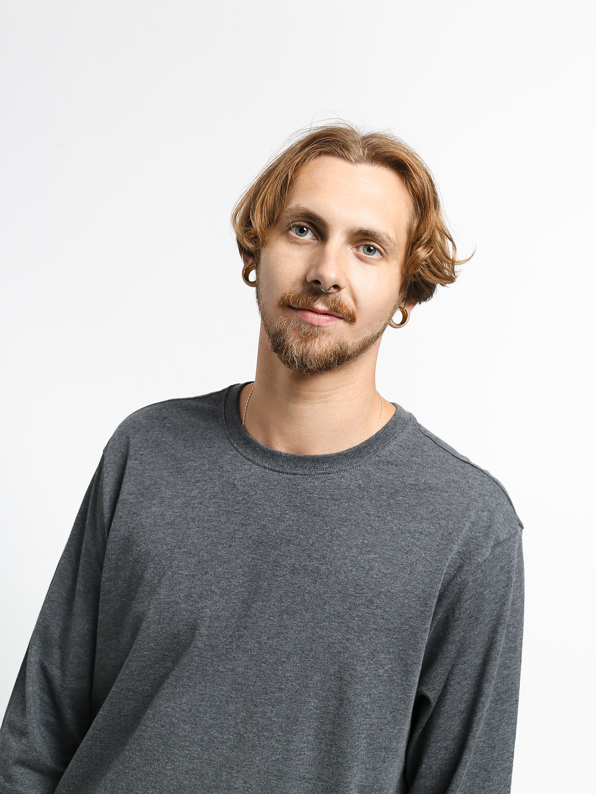 Longsleeve Element Basic (charcoal heathe)