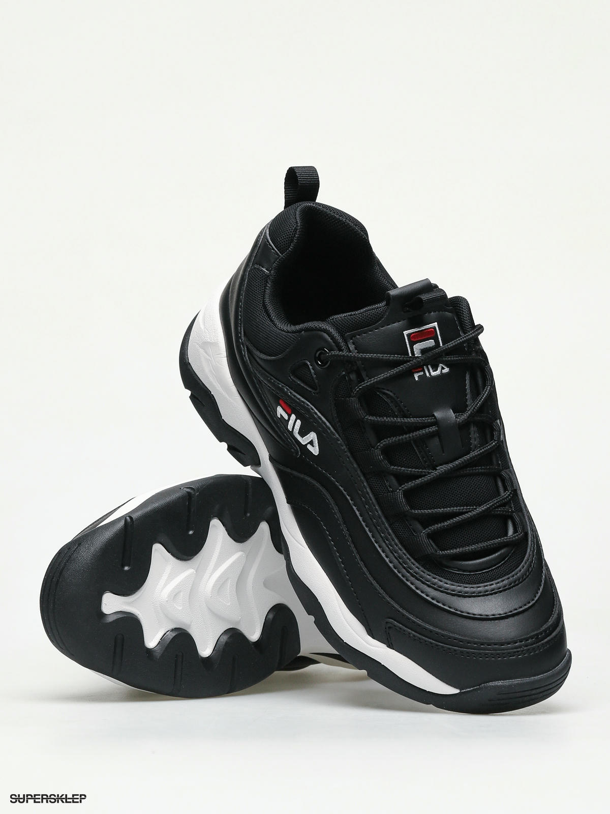 fila ray low wmn black